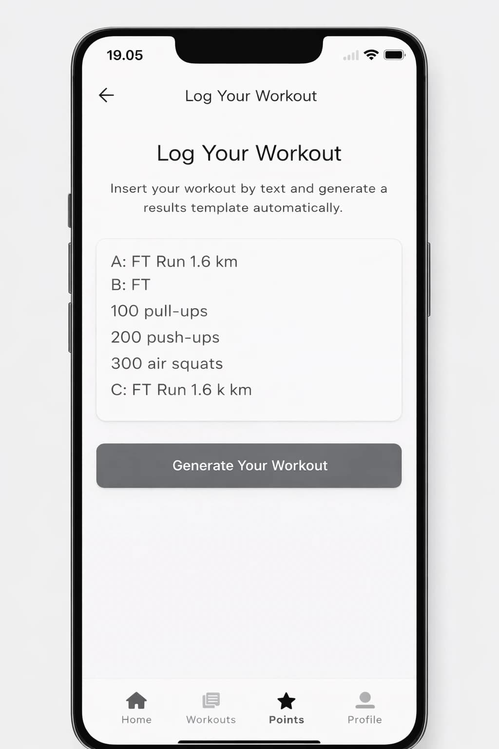 LLM-baseret Workout Tracker